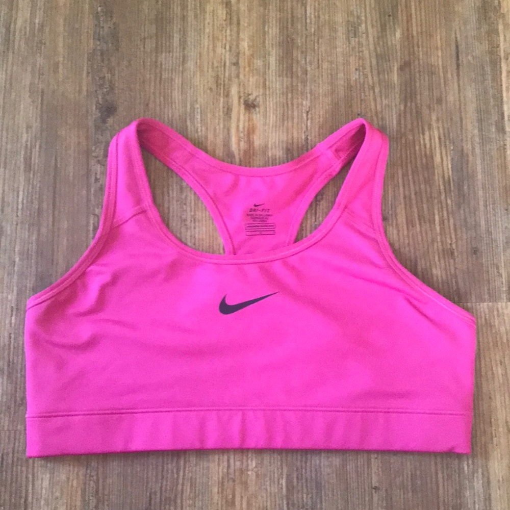 Perfect condition nike sports bra hot pink large